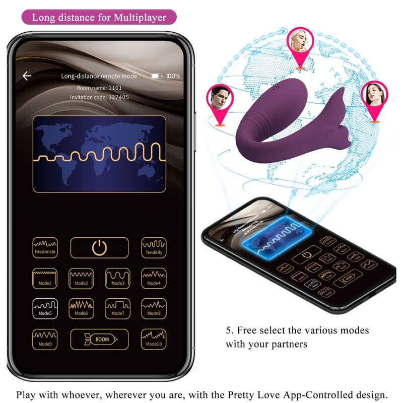 App Series-Jayleen Vibrator mit App-Steuerung · Vibratoren (Bild 2)