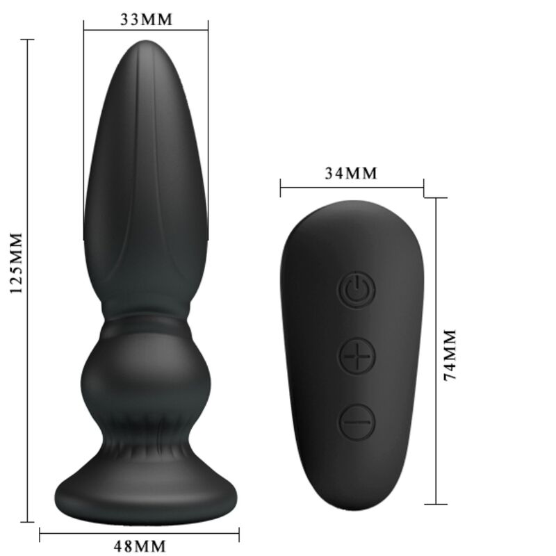 Mr Play-Leistungsstark Vibrator Analplug mit Fernbedienung · Sextoys (Bild 8)