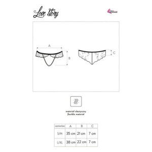 Livco Corsetti Fashion-Love Story LC-90679 Panty Schwarz · Sexy Damen-Dessous (Bild 4)