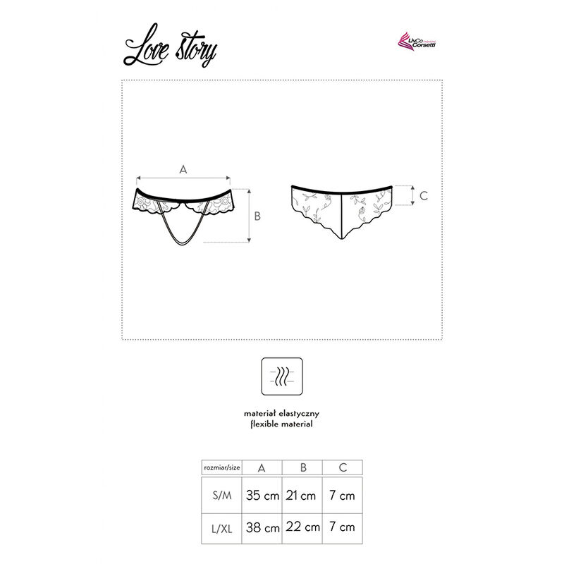 Livco Corsetti Fashion-Love Story LC-90679 Panty Schwarz · Sexy Damen-Dessous (Bild 4)
