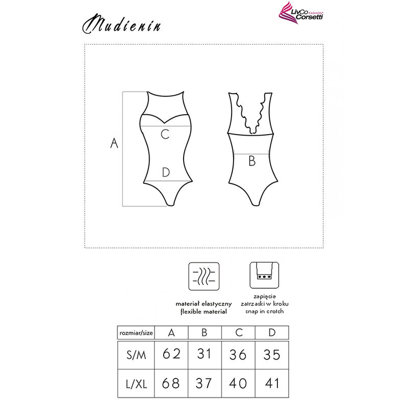 Livco Corsetti Fashion-Mudienin LC-90654 Corpus Schwarz · Sexy Damen-Dessous (Bild 5)