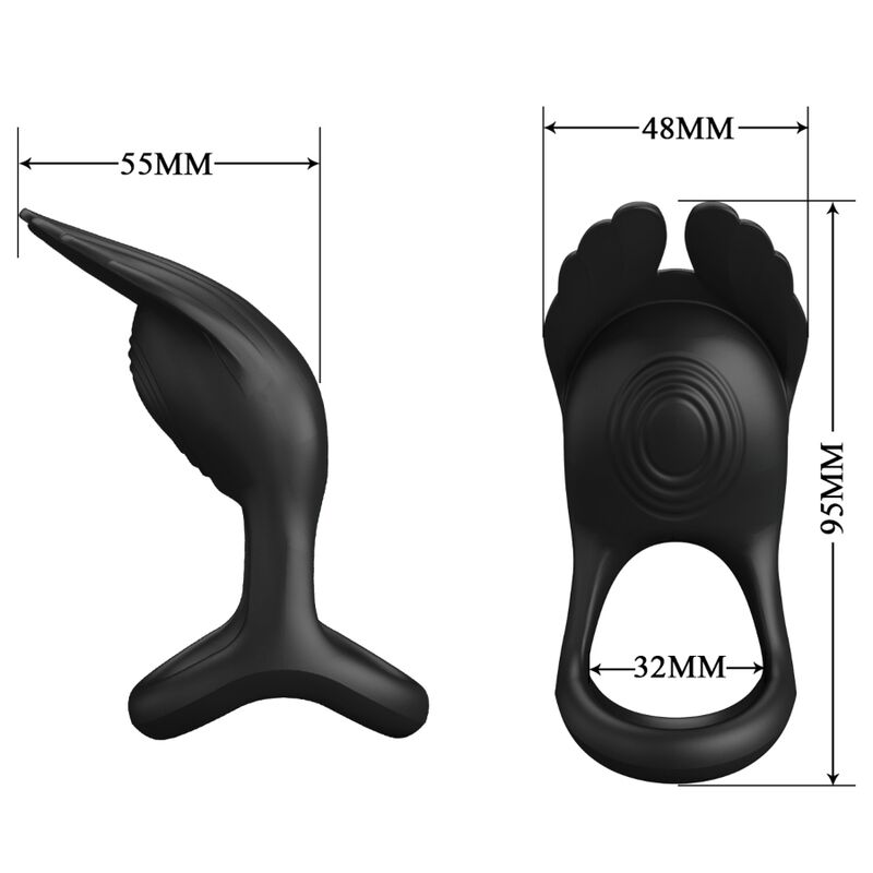 Pretty Love-Silas Ring Vibrator für Silikon-Penis · Sextoys (Bild 6)