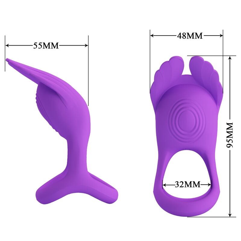 Pretty Love-Silas Ring Vibrator für Silikon-Penis · Sextoys (Bild 14)