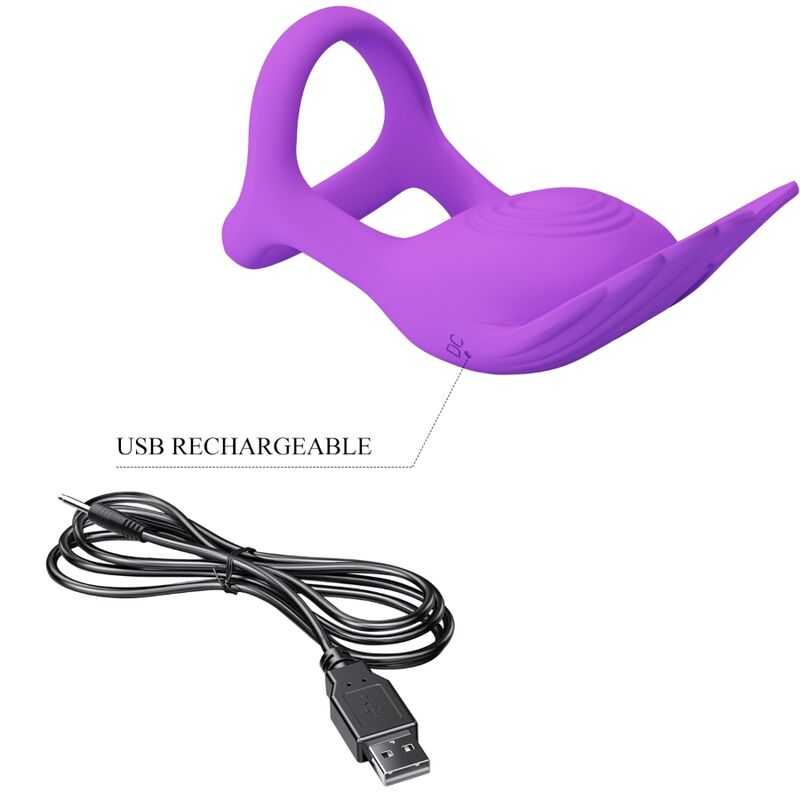 Pretty Love-Silas Ring Vibrator für Silikon-Penis · Sextoys (Bild 12)