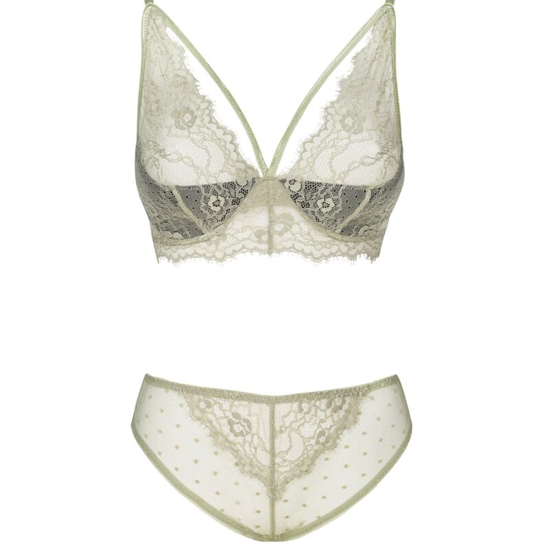 Livco Corsetti Fashion-Pine LC-90667 BH + Slip Cachi · Sexy Damen-Dessous (Bild 5)