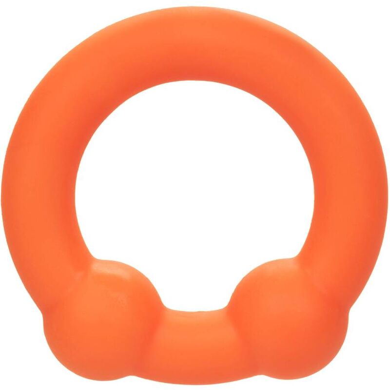 Calexotics-Alpha Dual Ball Ring orange-Silikon, Wasserdicht · Penisringe & -hüllen (Bild 7)