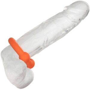 Calexotics-Alpha Dual Ball Ring orange-Silikon, Wasserdicht · Penisringe & -hüllen