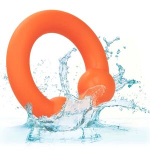 Calexotics-Alpha Dual Ball Ring orange-Silikon, Wasserdicht · Penisringe & -hüllen (Bild 3)
