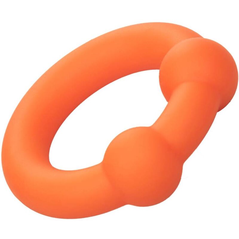 Calexotics-Alpha Dual Ball Ring orange-Silikon, Wasserdicht · Penisringe & -hüllen (Bild 2)