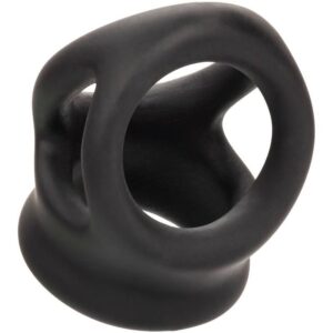 Calexotics-Doppelring mit Schwarz-Silikon-Käfig, Wasserdicht · Penisringe & -hüllen (Bild 5)