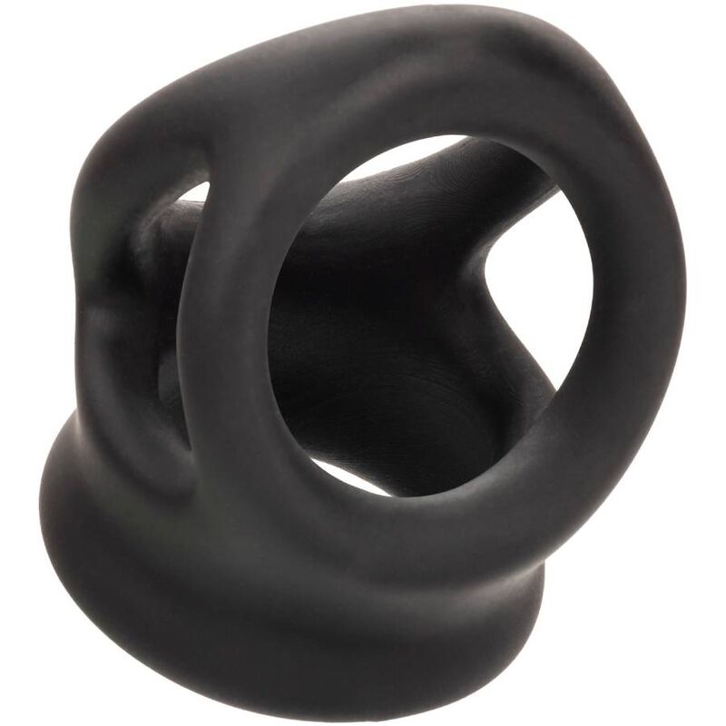 Calexotics-Doppelring mit Schwarz-Silikon-Käfig, Wasserdicht · Penisringe & -hüllen (Bild 5)