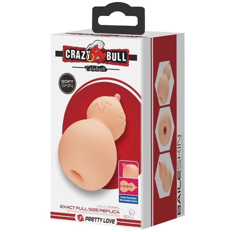 Crazy Bull-Masturbator Calabash in Form von Sinus-Silikon · Sextoys (Bild 7)