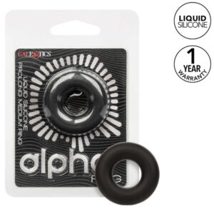 Calexotics-Alpha Prolong Mittlerer Ring Schwarz-Silikon, Wasserdicht · Penisringe & -hüllen (Bild 7)