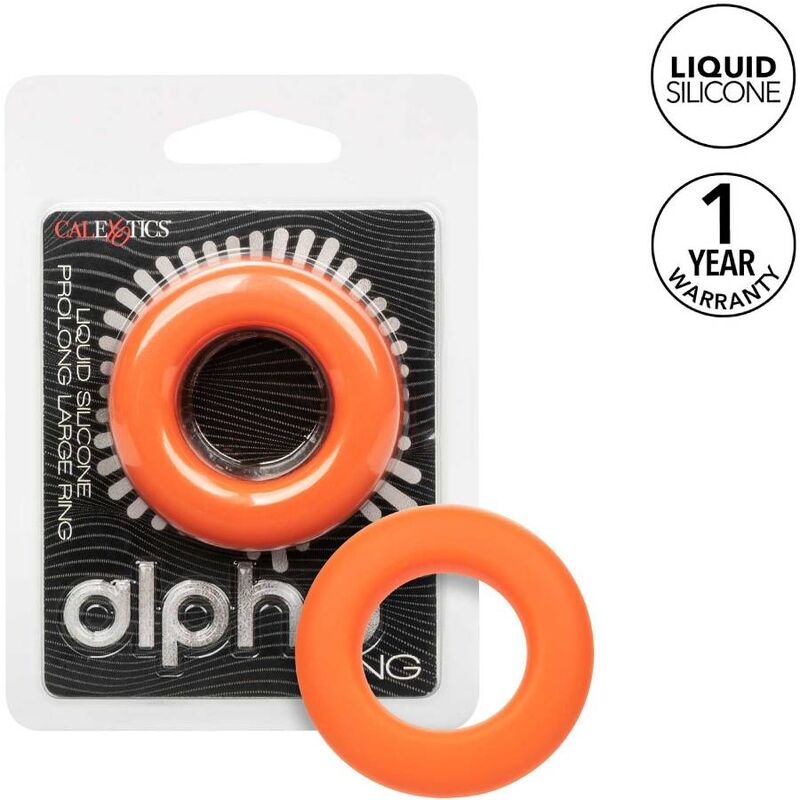 Calexotics-Alpha Prolong Ring Orange-Silizium, Wasserdicht · Penisringe & -hüllen (Bild 2)