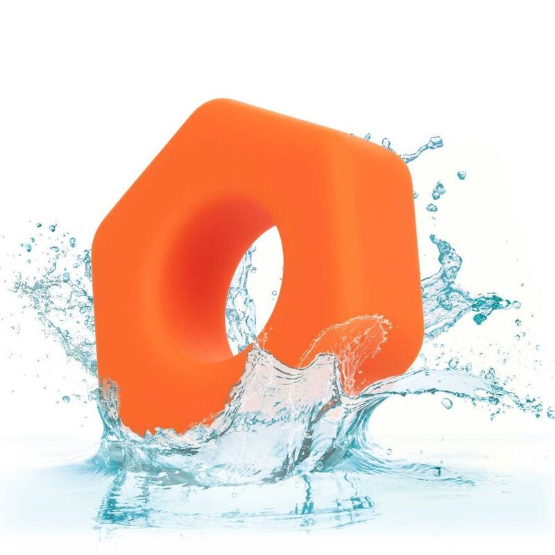 Calexotics-Alpha Prolong Ring Sexagon Orange-Silikon · Penisringe & -hüllen (Bild 4)