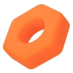 Calexotics-Alpha Prolong Ring Sexagon Orange-Silikon · Penisringe & -hüllen (Bild 2)