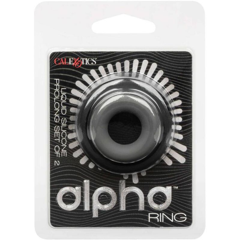 Calexotics-Alpha Prolong 2 Ringe Grau-Silikon, Wasserdicht · Penisringe & -hüllen (Bild 7)