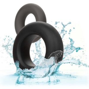 Calexotics-Alpha Prolong 2 Ringe Grau-Silikon, Wasserdicht · Penisringe & -hüllen (Bild 3)
