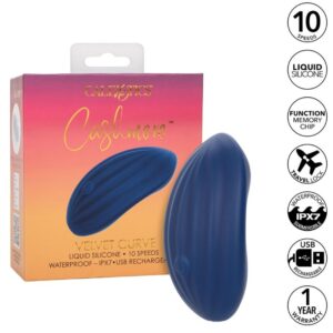 Calexotics-Cashmere Velvet Curve Blau-Silikon, 10 Geschwindigkeiten · Vibratoren (Bild 2)