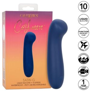 Calexotics-Cashmere Satin G Blau-Silikon, 10 Geschwindigkeiten · Vibratoren (Bild 4)