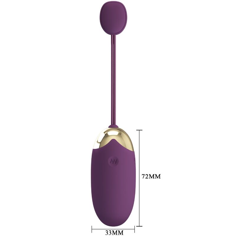 App Series-Abner App Lila-Silikon, Wiederaufladbar, USB, Stille · Vibratoren (Bild 2)