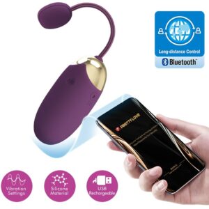 App Series-Abner App Lila-Silikon, Wiederaufladbar, USB, Leise