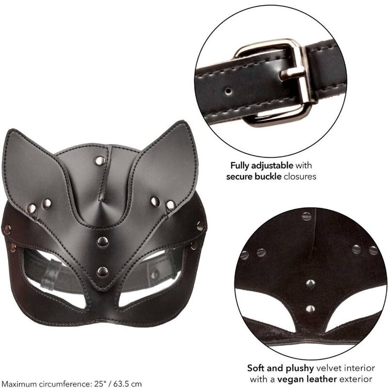 Calexotics-Euphoria Katze-Pellet Maske · Bondage & Handschellen (Bild 3)