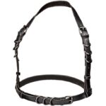 Calexotics-Euphoria Harness Halser mit Schnallen, Schwarz-Ökologische Haut · Bondage & Handschellen