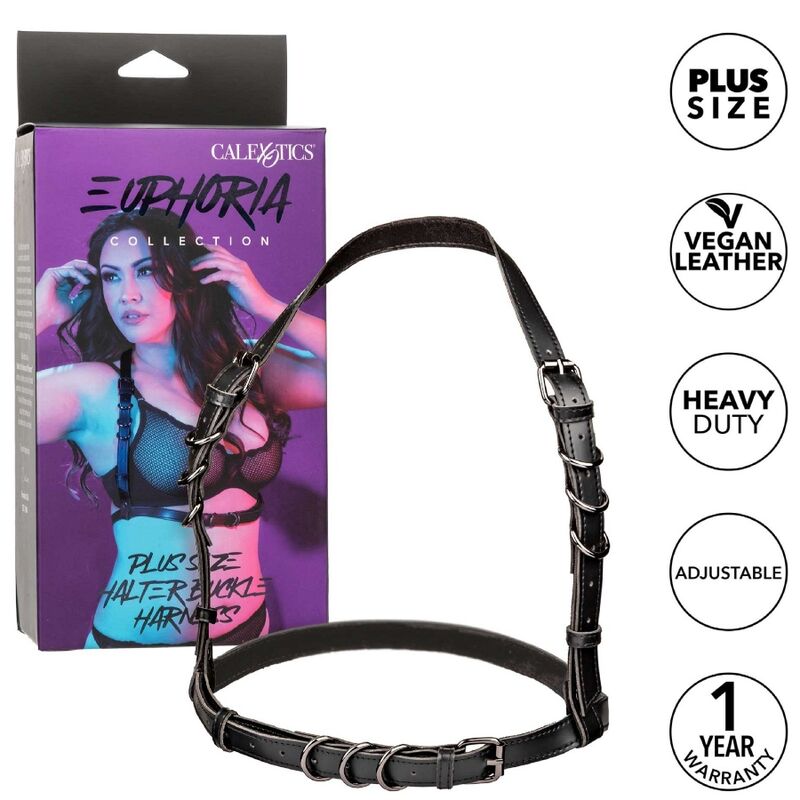Calexotics-Euphoria Harness Halser Plus Size mit Schnallen · BDSM-Zubehör (Bild 5)