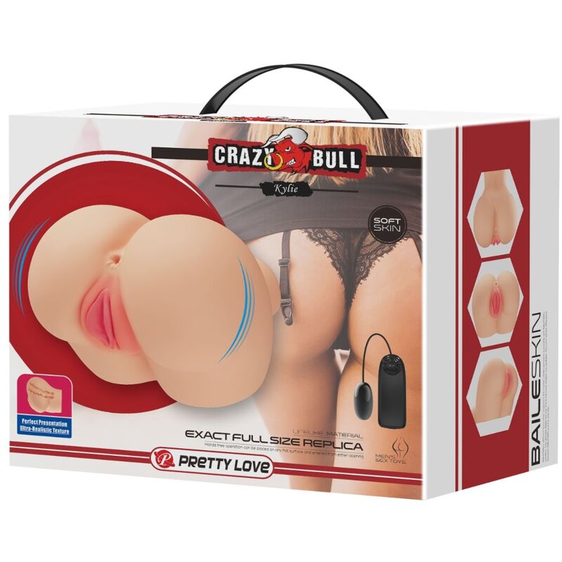 Crazy Bull-Vibrator Kylie mit Vagina und Ano Realistisch-Telesteuerung · Sextoys (Bild 3)