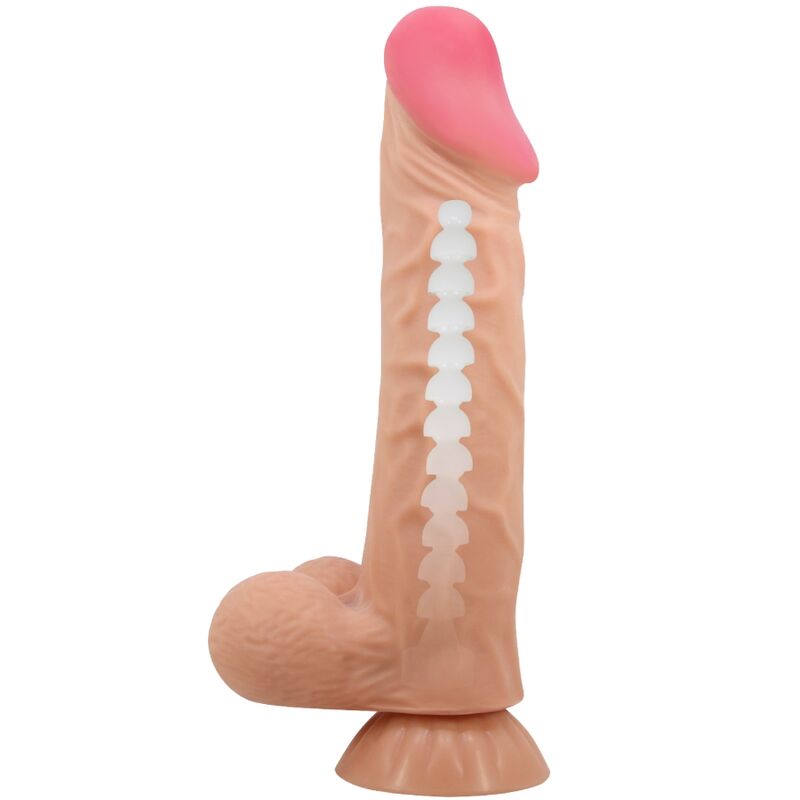Dildos-Sliding Skin Series Dildo Realistic mit Saugnapf 24 cm-TPR · Sextoys (Bild 2)