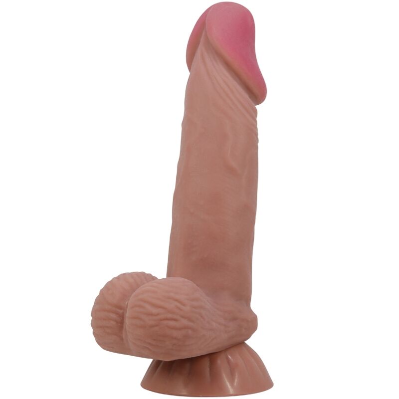 Dildos-Sliding Skin Series Dildo Realistic mit Braun Mobile Haut · Sextoys (Bild 2)