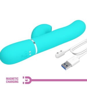 High Tech-Mehrfunktionspinsel 3 in 1 G-Spot Vibrator Aqua · Vibratoren (Bild 8)