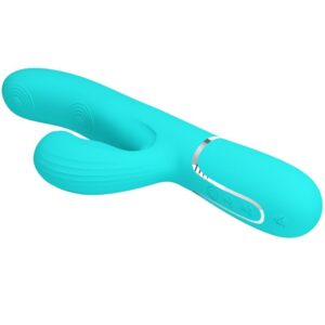 High Tech-Mehrfunktionspinsel 3 in 1 G-Spot Vibrator Aqua · Vibratoren (Bild 7)