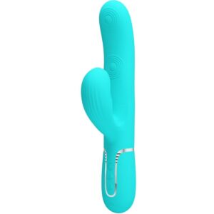 High Tech-Multifunktionaler 3-in-1 Perlen-G-Punkt-Vibrator Aqua