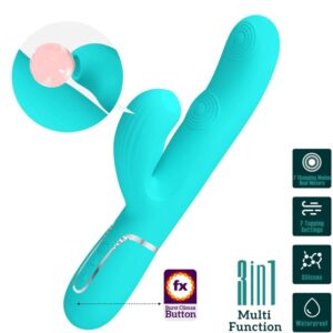 High Tech-Mehrfunktionspinsel 3 in 1 G-Spot Vibrator Aqua · Vibratoren (Bild 6)