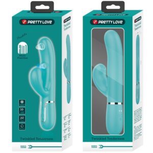 High Tech-Mehrfunktionspinsel 3 in 1 G-Spot Vibrator Aqua · Vibratoren (Bild 4)