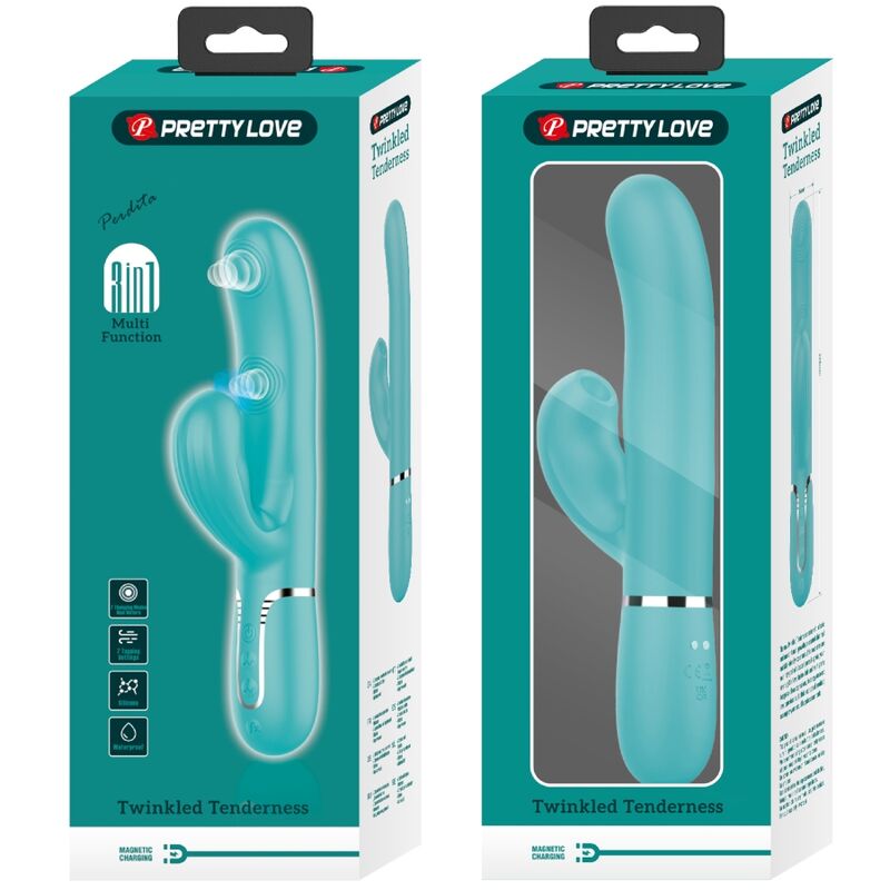 High Tech-Mehrfunktionspinsel 3 in 1 G-Spot Vibrator Aqua · Vibratoren (Bild 4)