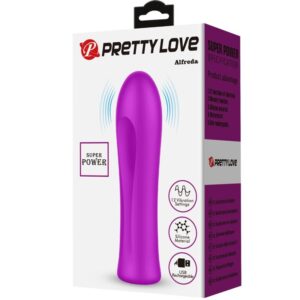 Fun Toys-Alfreda Super Power Vibrator Violet-Silikon, 12 Geschwindigkeiten · Vibratoren (Bild 2)