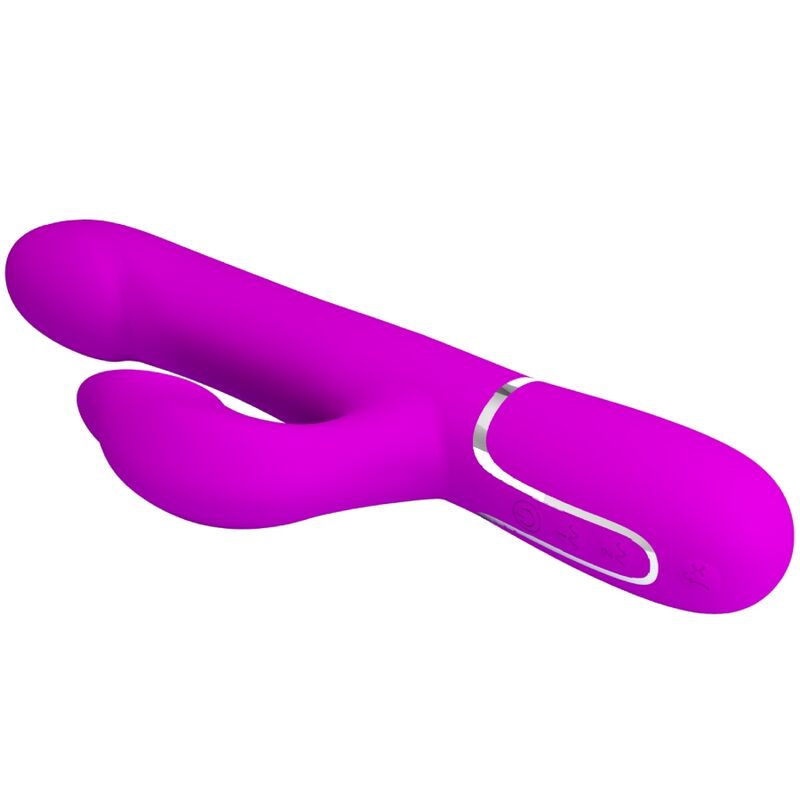 High Tech-Rabbit Vibrator Perlen Lila-Silizium, 7 Geschwindigkeiten, USB · Vibratoren (Bild 6)