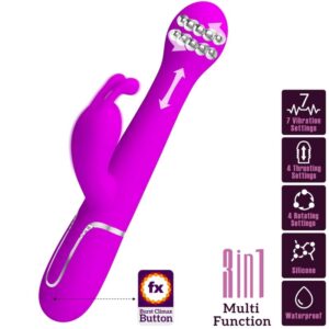 High Tech-Dejon Rabbit Vibrator 3 in 1 Multifunktion · Vibratoren (Bild 3)