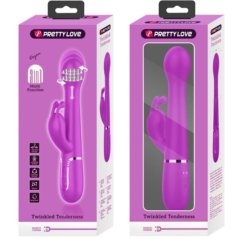 High Tech-Dejon Rabbit Vibrator 3 in 1 Multifunktion · Vibratoren (Bild 2)