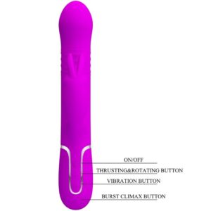 High Tech-Coda Rabbit Vibrator Perle Violet-Silikon, 7 Geschwindigkeiten · Vibratoren (Bild 8)