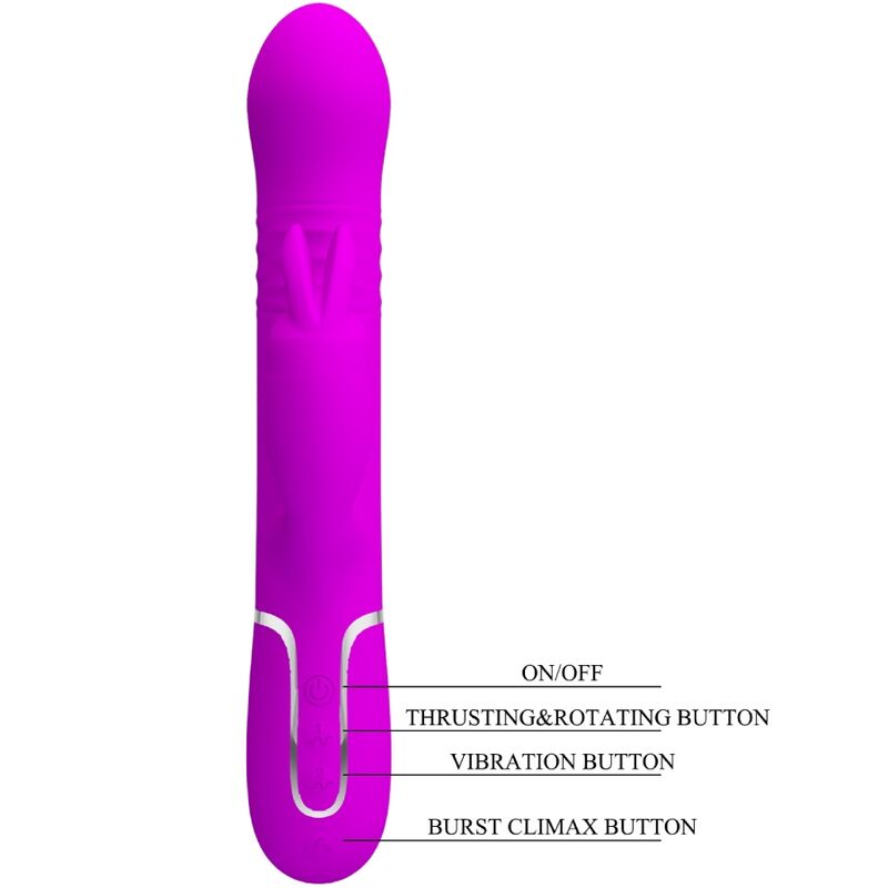 High Tech-Coda Rabbit Vibrator Perle Violet-Silikon, 7 Geschwindigkeiten · Vibratoren (Bild 8)