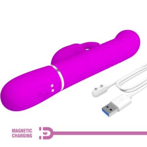 High Tech-Coda Rabbit Vibrator Perle Violet-Silikon, 7 Geschwindigkeiten · Vibratoren (Bild 9)