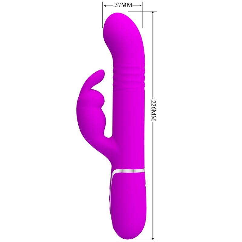 High Tech-Coda Rabbit Vibrator Perle Violet-Silikon, 7 Geschwindigkeiten · Vibratoren (Bild 7)