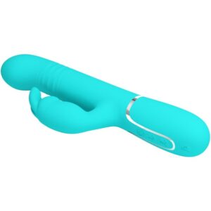 High Tech-Coda Rabbit Vibrator Pearls Aqua Green-Silikon, 3 · Vibratoren (Bild 6)