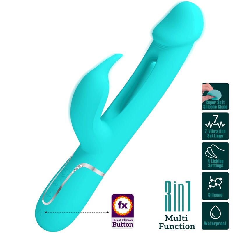 High Tech-Kampas Rabbit 3 in 1 Vibrator Multifunktion mit Sprache · Vibratoren (Bild 2)