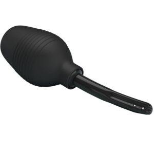 Mr Play-Analdusche Blkc Super Power Schwarz-Wiederaufladbar, USB