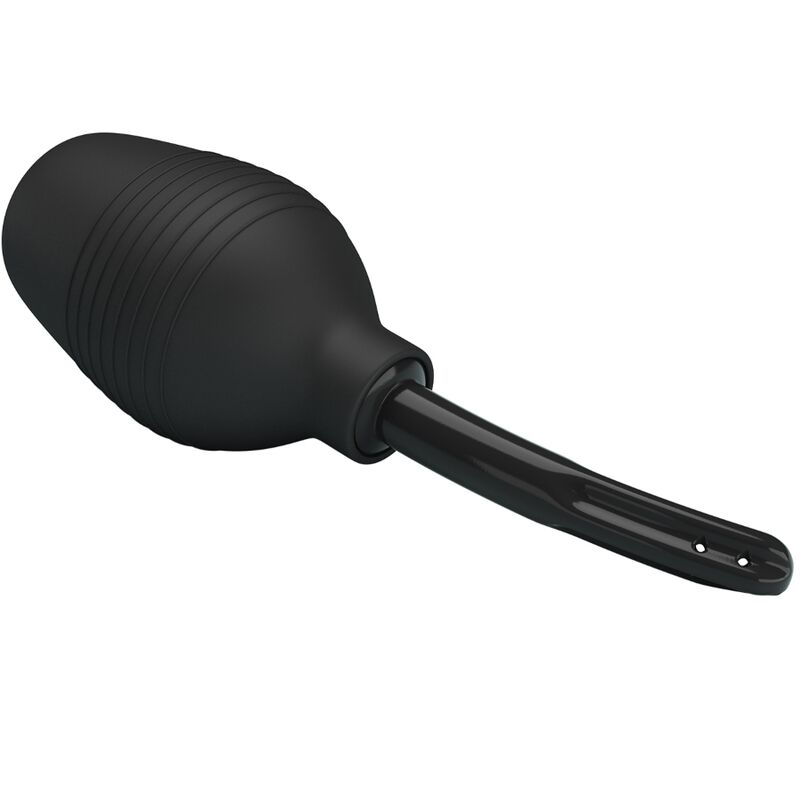Mr Play-Analdusche Blkc Super Power Schwarz-Wiederaufladbar, USB